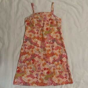 BW Sport authentic 90s floral pink mini dress